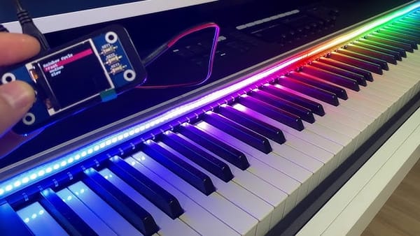 Piano LED visualizer